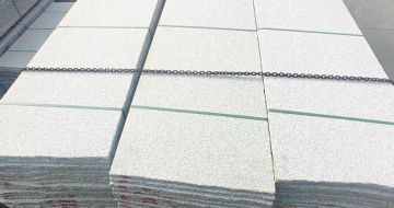 南昌芝麻白毛板，石材毛板