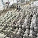 南昌芝麻白圆球 石球 挡车球