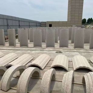 南昌黄金麻别墅柱皮 异形 线条定制