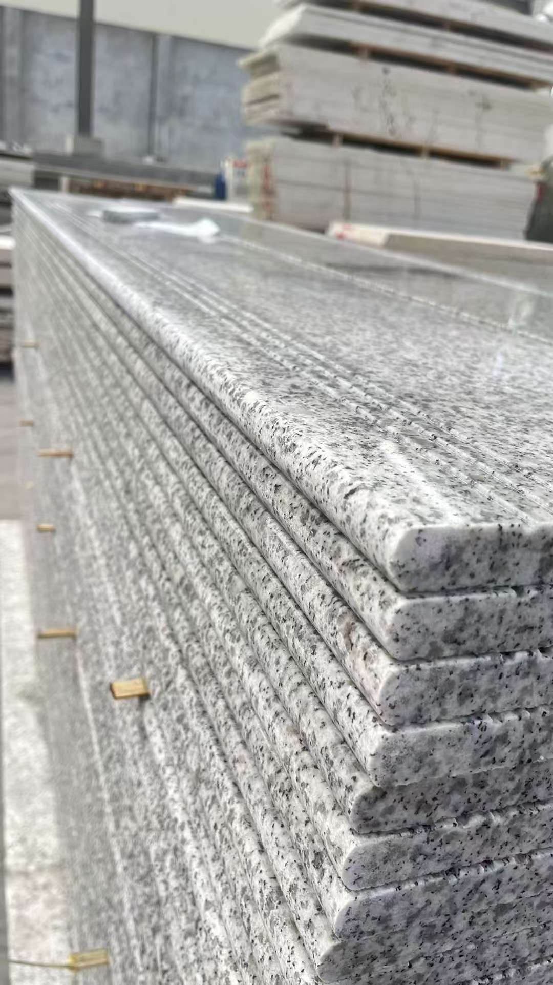 南昌芝麻白楼梯踏步 花岗岩楼梯板材
