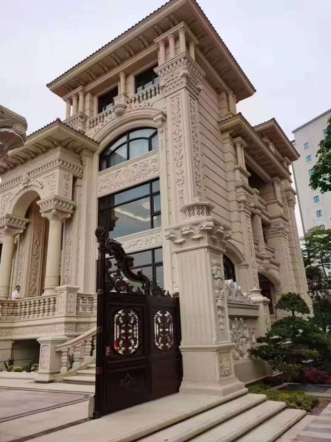 南昌黄金麻别墅外墙异形定制